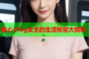 糖心Vlog女主的生活秘密大揭秘
