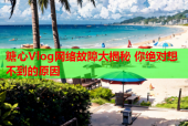 糖心Vlog网络故障大揭秘 你绝对想不到的原因