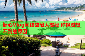 糖心Vlog网络故障大揭秘 你绝对想不到的原因