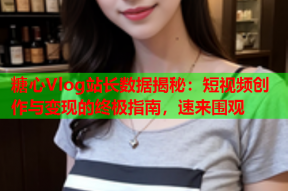 糖心Vlog站长数据揭秘：短视频创作与变现的终极指南，速来围观