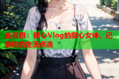 金善雅：糖心Vlog的甜心女神，记录你的生活点滴