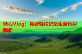 糖心Vlog：免费轻松记录生活精彩瞬间