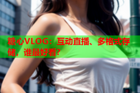 糖心VLOG：互动直播、多格式存储，谁最好看？