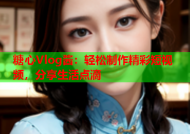 糖心Vlog酱：轻松制作精彩短视频，分享生活点滴