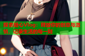 探索糖心Vlog：释放你的创意与激情，记录生活的每一刻