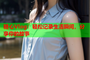 糖心Vlog：轻松记录生活瞬间，分享你的故事