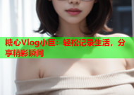 糖心Vlog小巨：轻松记录生活，分享精彩瞬间
