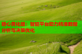 糖心黄化版：智能平台助力精准数据分析与决策优化