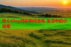 糖心Vlog精彩瞬间合集 生活中的小确幸