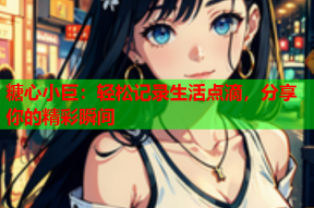 糖心小巨：轻松记录生活点滴，分享你的精彩瞬间