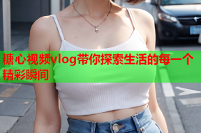 糖心视频vlog带你探索生活的每一个精彩瞬间