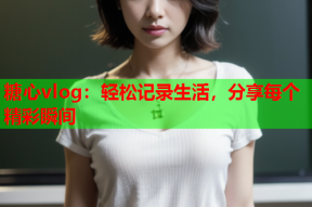 糖心vlog：轻松记录生活，分享每个精彩瞬间