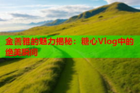 金善雅的魅力揭秘：糖心Vlog中的绝美瞬间