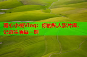 糖心小桃Vlog：你的私人影片库，记录生活每一刻