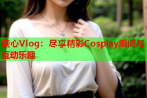 糖心Vlog：尽享精彩Cosplay瞬间与互动乐趣