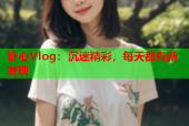 糖心Vlog：沉迷精彩，每天都有新发现