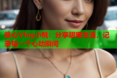 糖心Vlog小桃：分享甜蜜生活，记录每一个心动瞬间