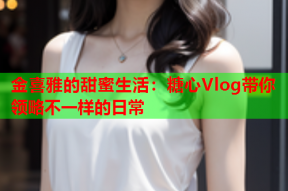 金喜雅的甜蜜生活：糖心Vlog带你领略不一样的日常