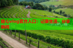 糖心vlog官方入口：记录生活，分享瞬间