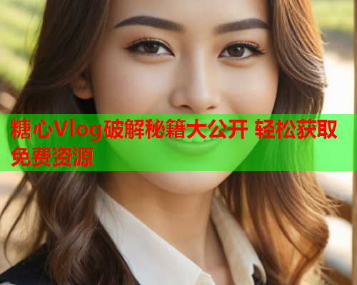 糖心Vlog破解秘籍大公开 轻松获取免费资源  第2张
