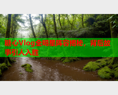 糖心Vlog全明星阵容揭秘，背后故事引人入胜  第1张