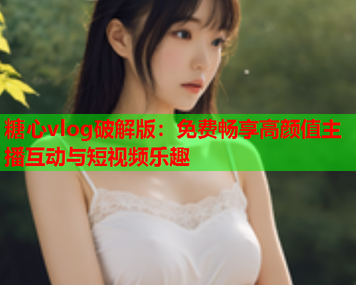 糖心vlog破解版：免费畅享高颜值主播互动与短视频乐趣  第1张