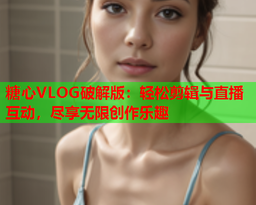 糖心VLOG破解版：轻松剪辑与直播互动，尽享无限创作乐趣  第1张