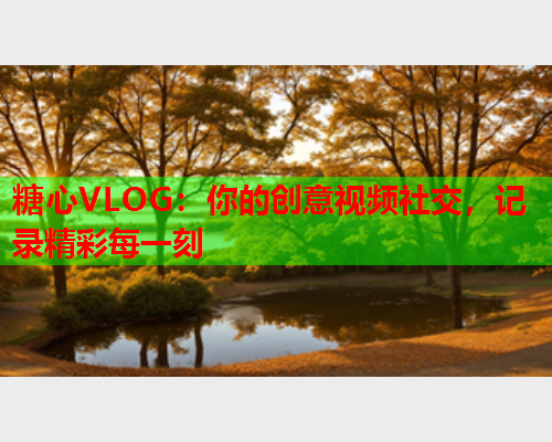 糖心VLOG：你的创意视频社交，记录精彩每一刻  第1张
