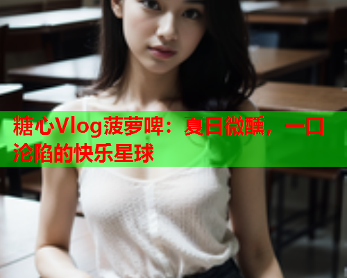 糖心Vlog菠萝啤：夏日微醺，一口沦陷的快乐星球  第1张