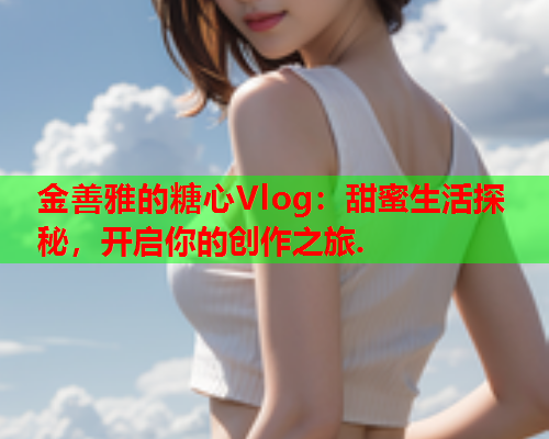 金善雅的糖心Vlog：甜蜜生活探秘，开启你的创作之旅.  第1张