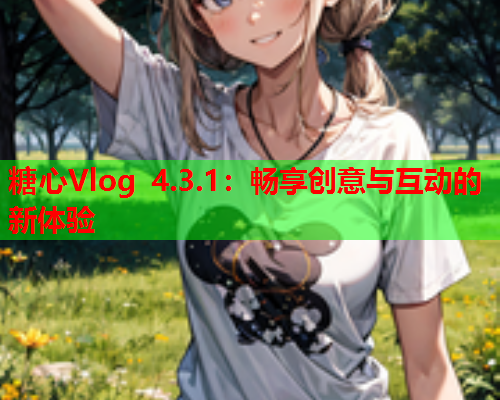 糖心Vlog 4.3.1：畅享创意与互动的新体验  第1张
